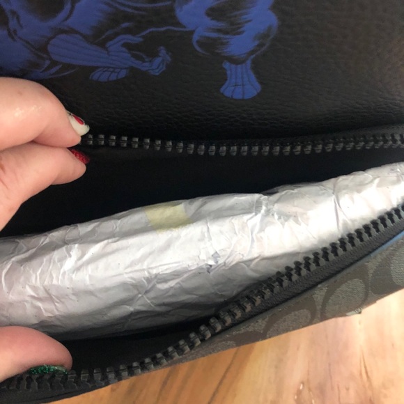 COACH Marvel West Backpack Black Panther NWT - Picture 9 of 10